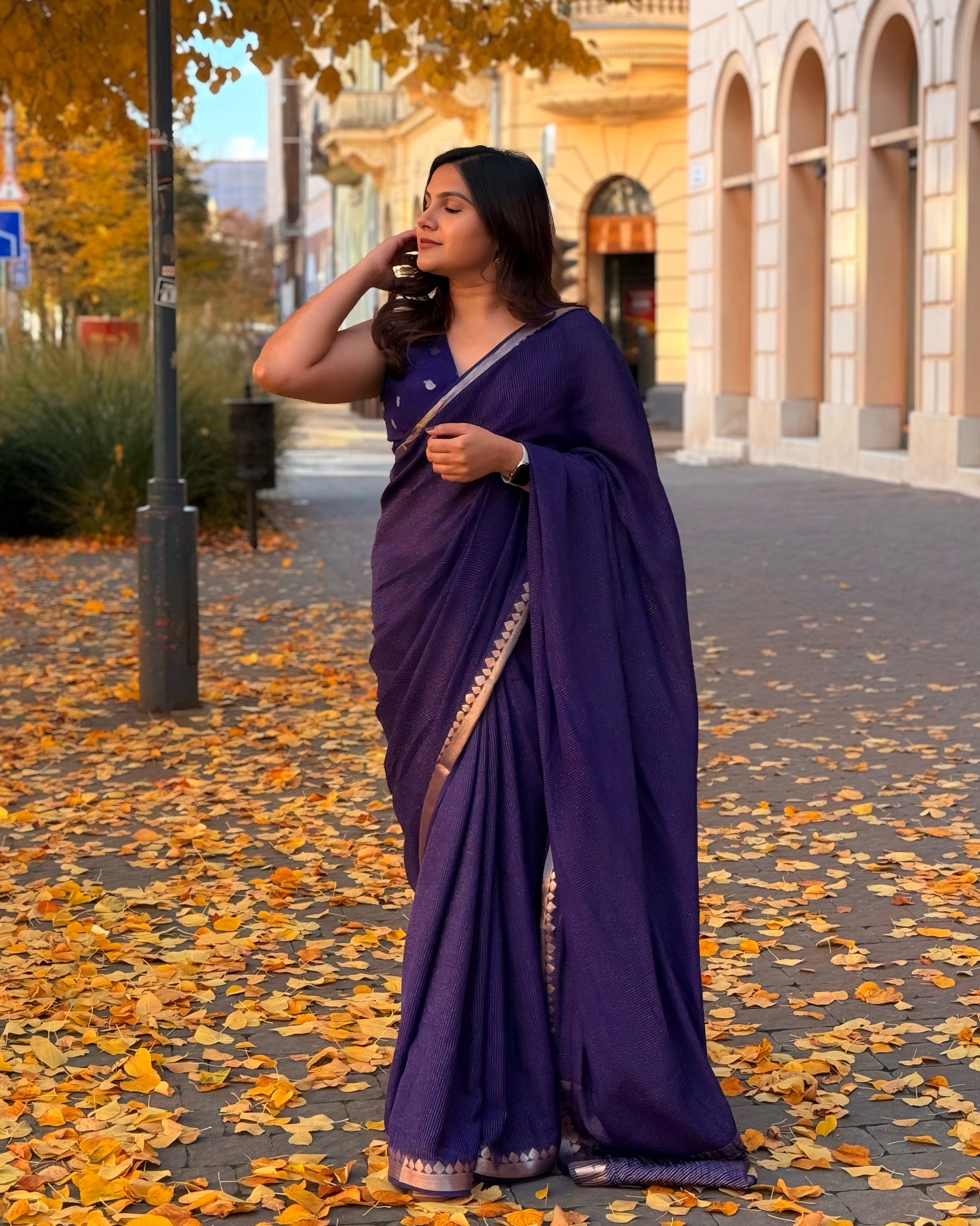 Sara - Viscose Chinon Saree