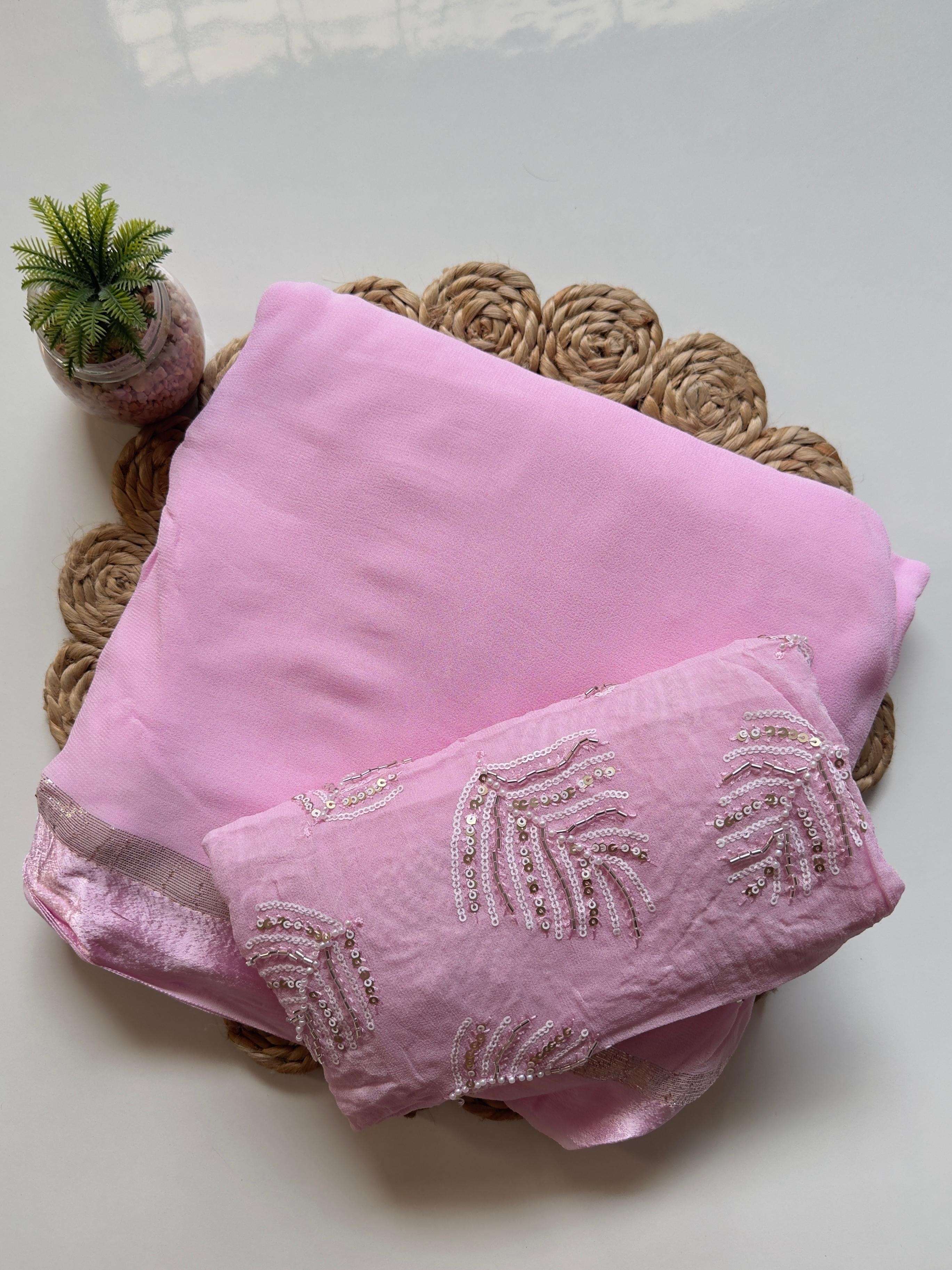 Maya - Viscose Georgette Saree