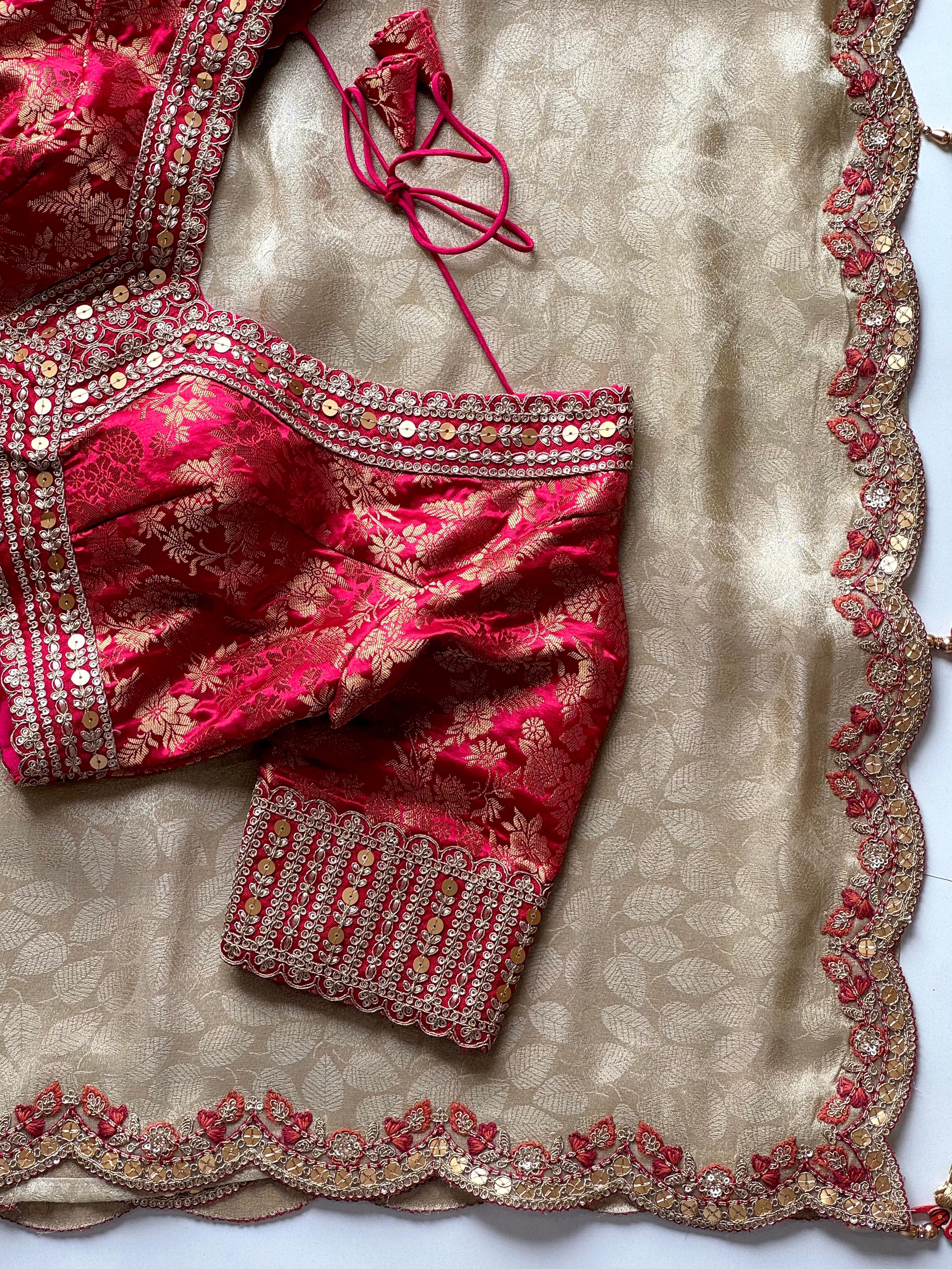 Mirrai - Designer Handwork Saree