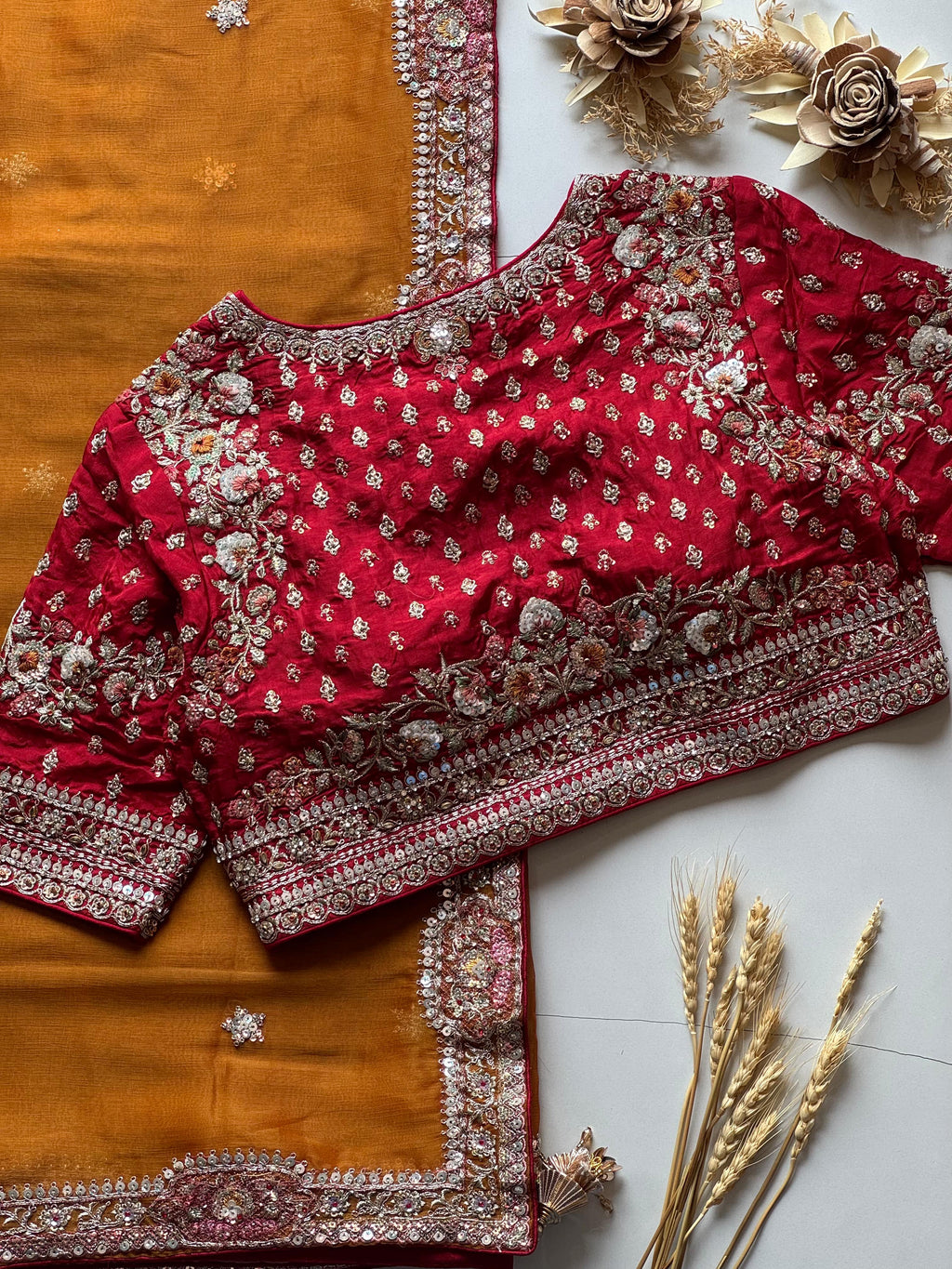 Nikila - Tissue Silk Cocktail Saree