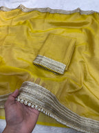 Neha 2 - Tissue Crush Silk Saree