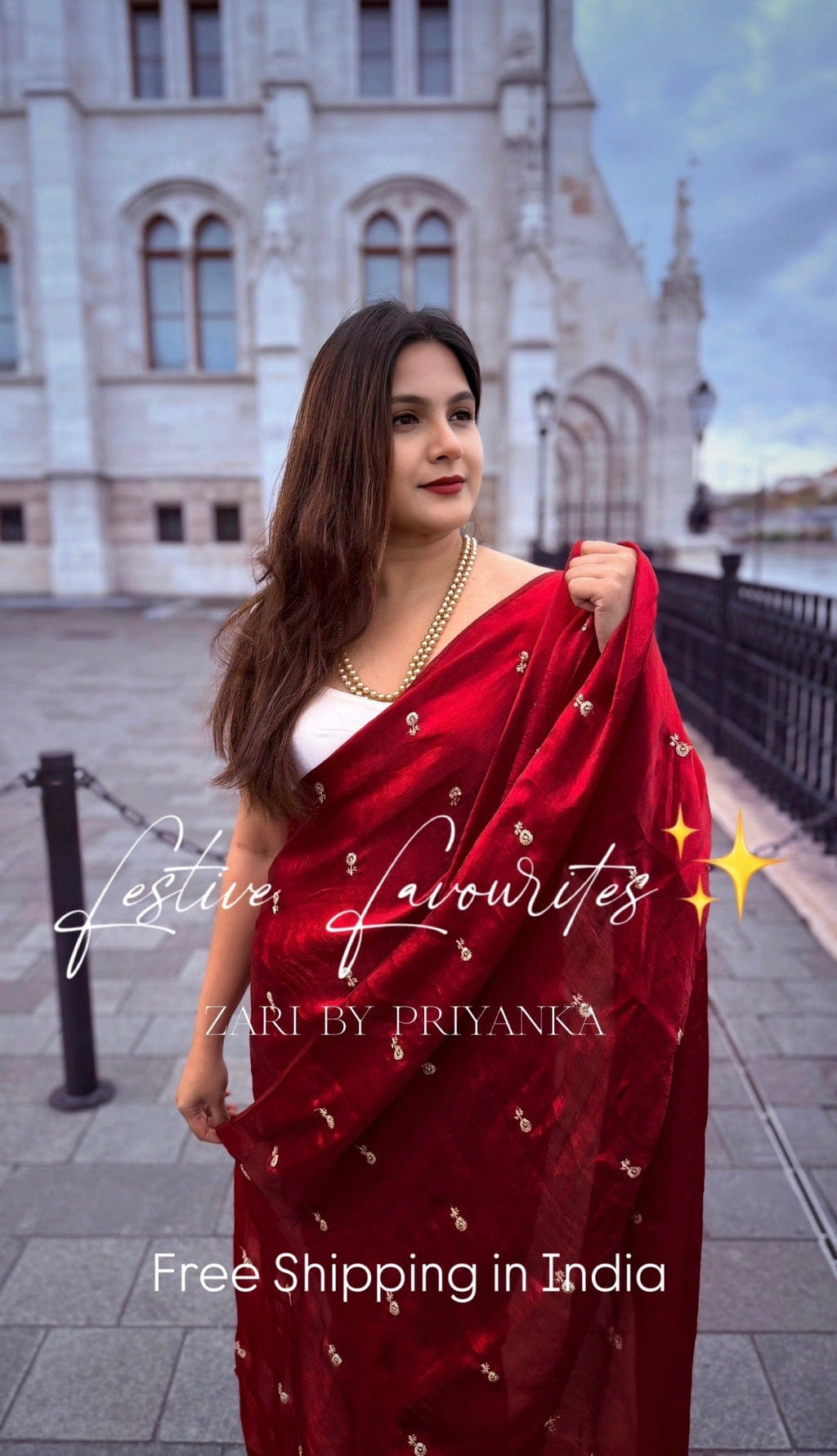 Sarah - Soft Crepe Silk Saree