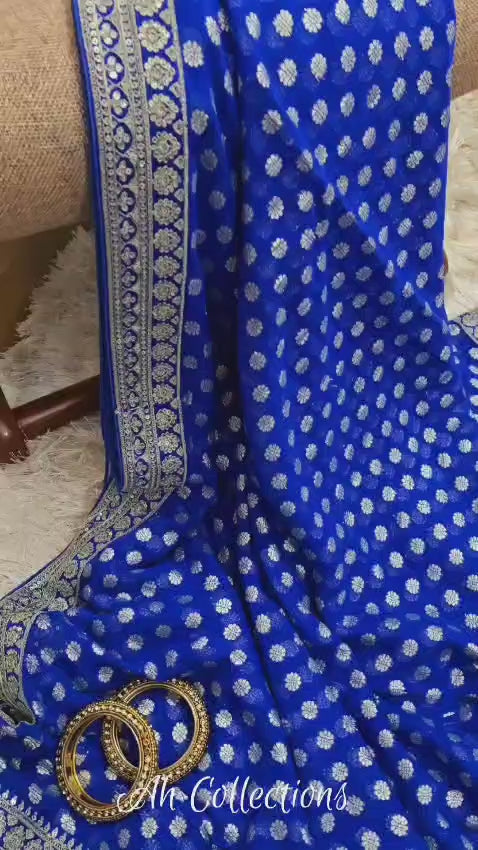 Amara- Pure Khaddi Georgette Saree
