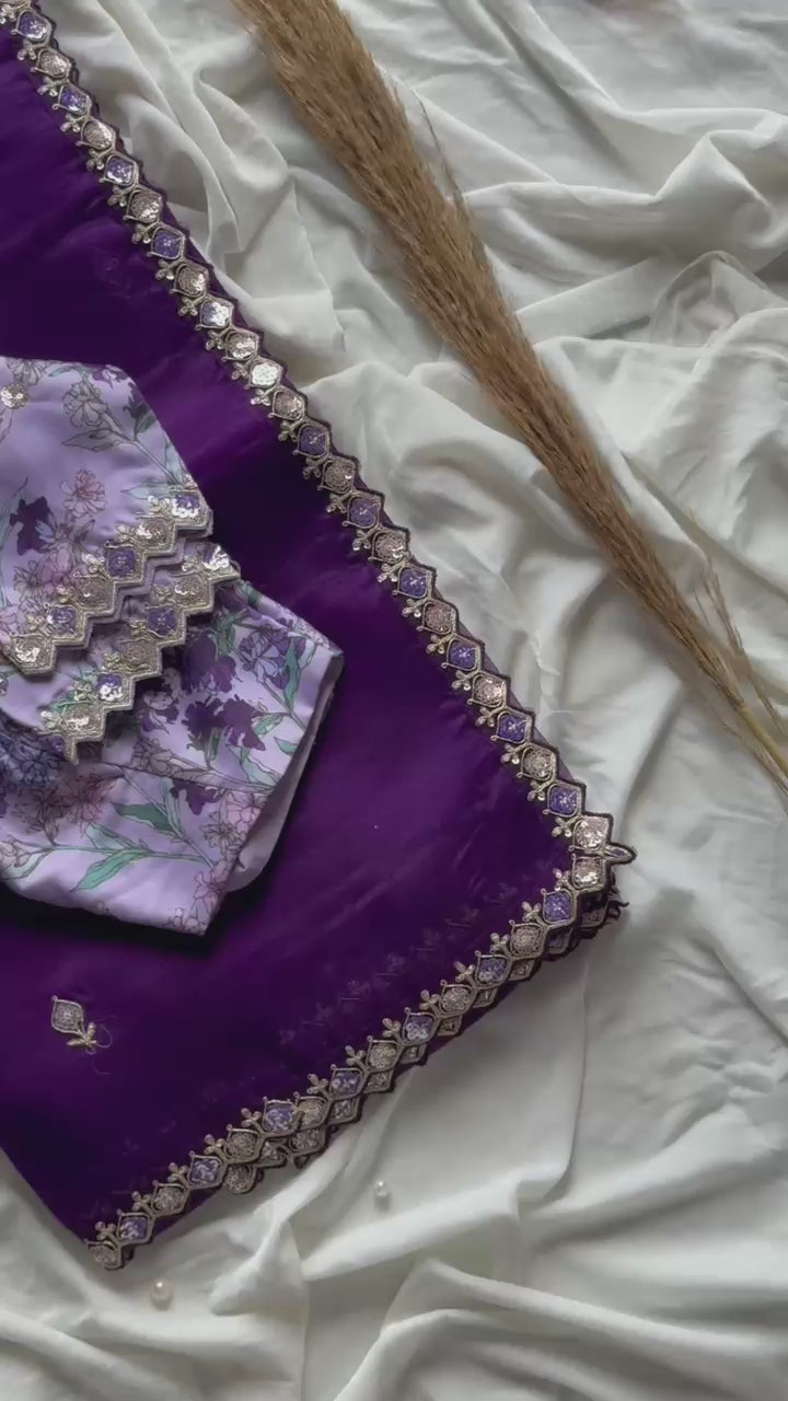 Swati - Pure Organza Designer Saree