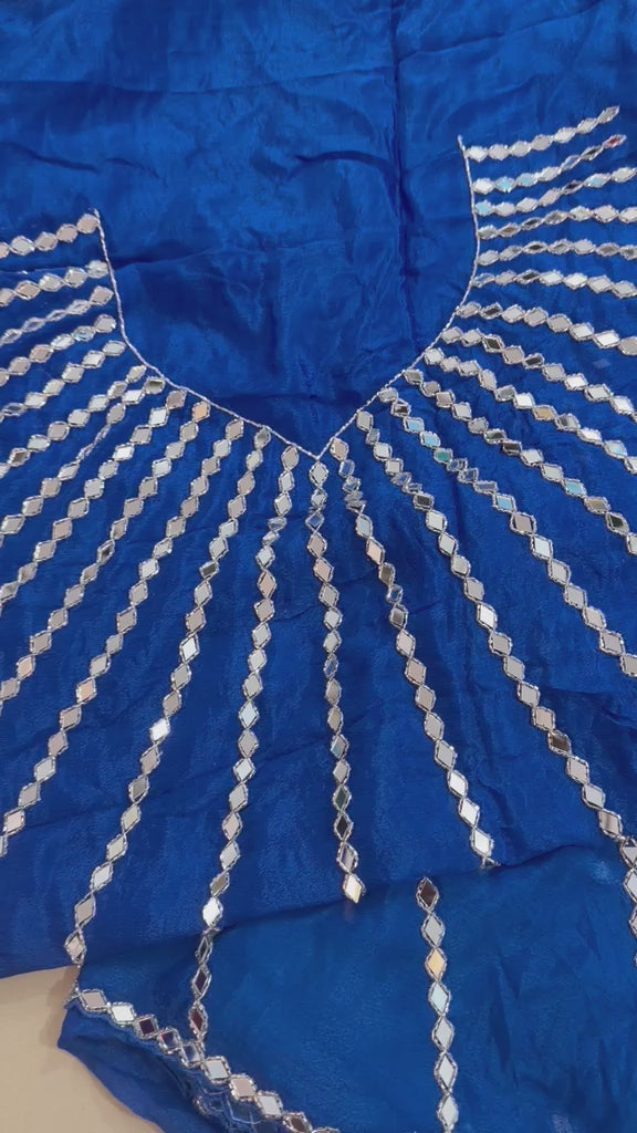 Santini - Designer Pink Chinnon Saree
