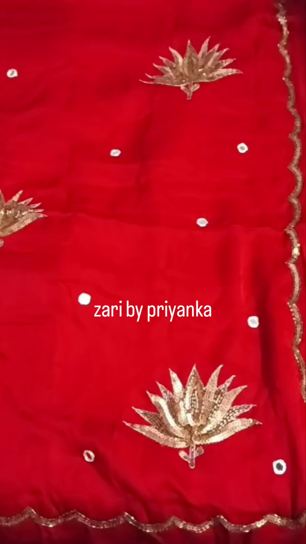 Zora | Handcrafted Ajrakh Couture Saree