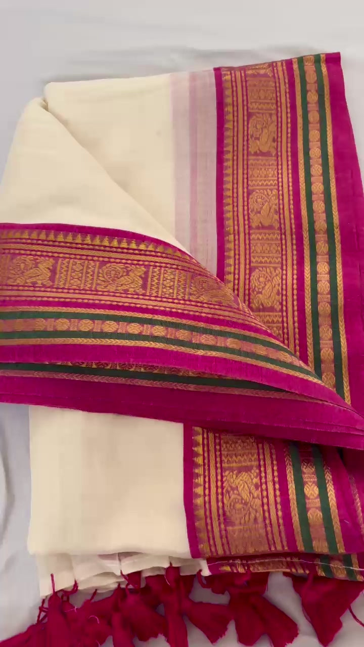 Savitri - 120 Mul Mul Cotton Saree