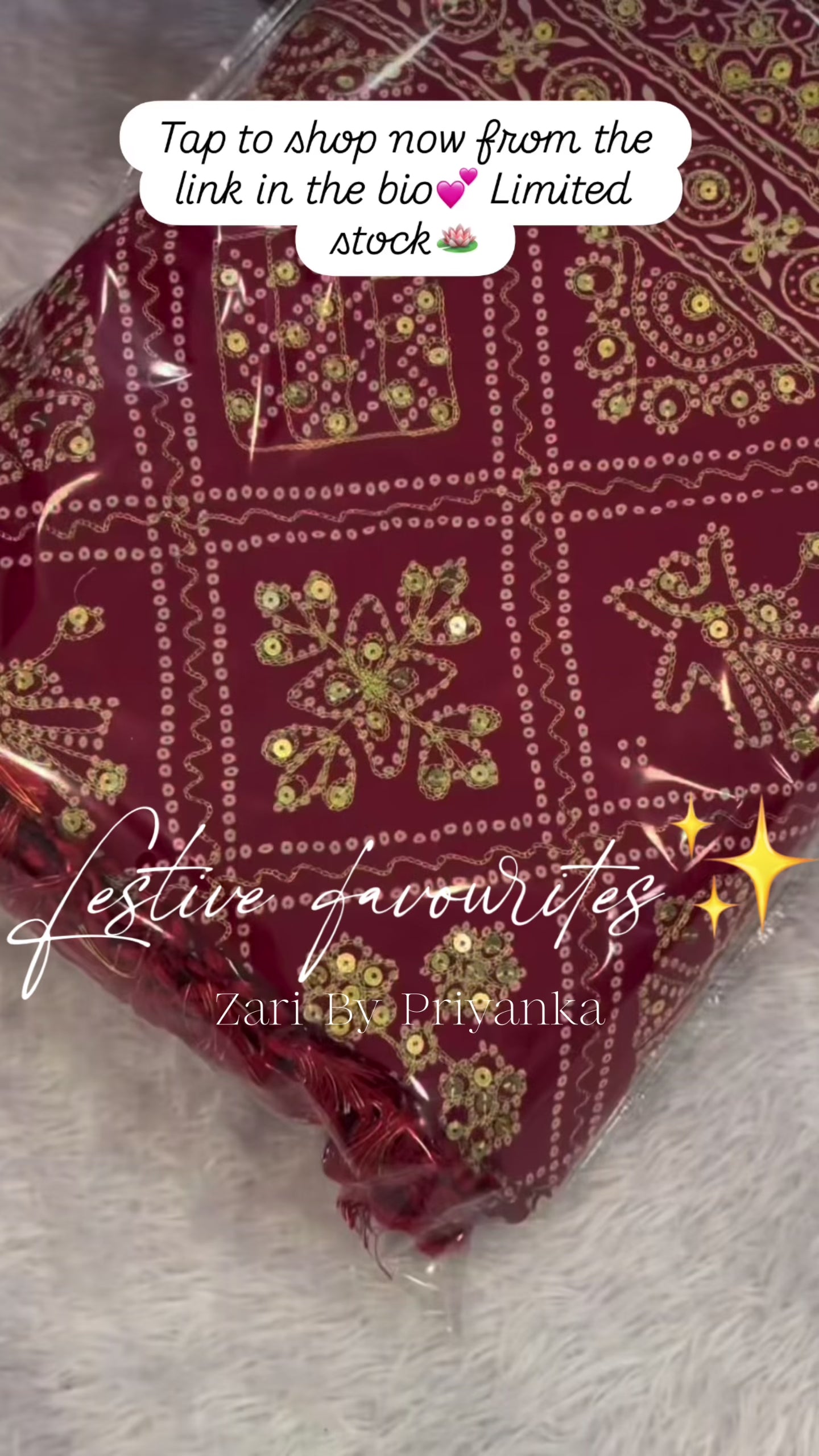 Jal - Pure Gajji Silk Saree with full Handwork