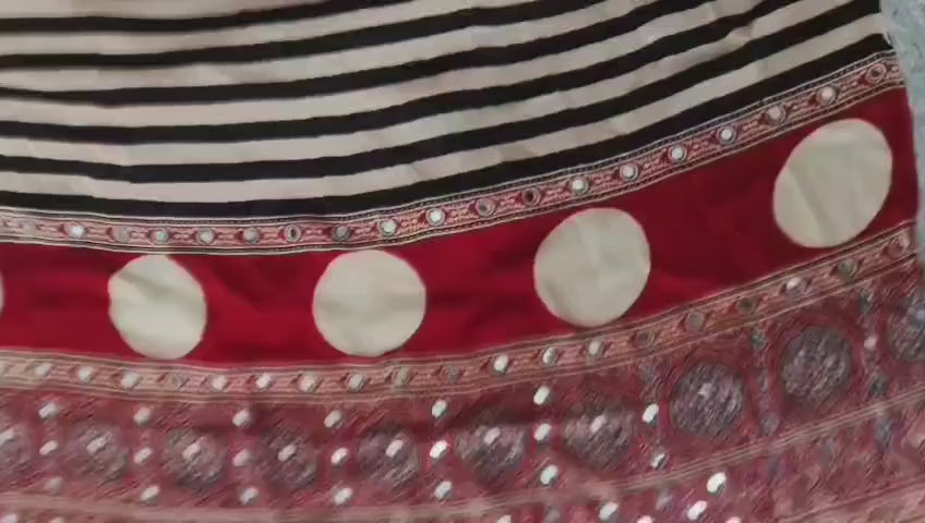 Kriti - Ajrakh Mirror Work Collection