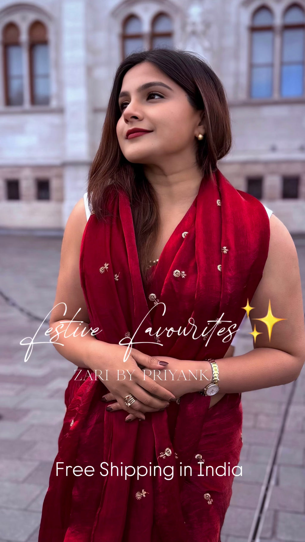 Sarah - Soft Crepe Silk Saree