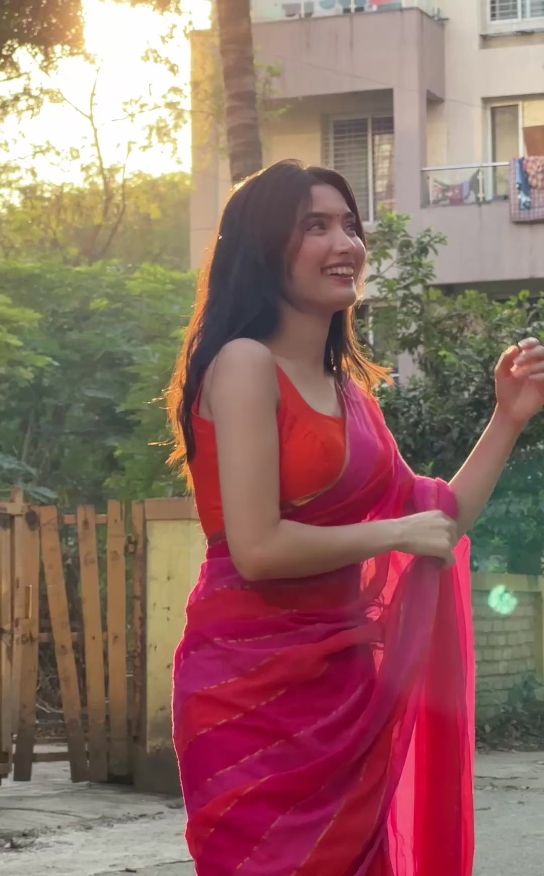 Isha - Pure Mulmul Soft Saree