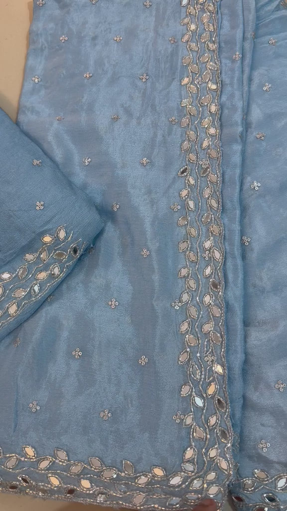 Rana - Designer Chinnon Saree