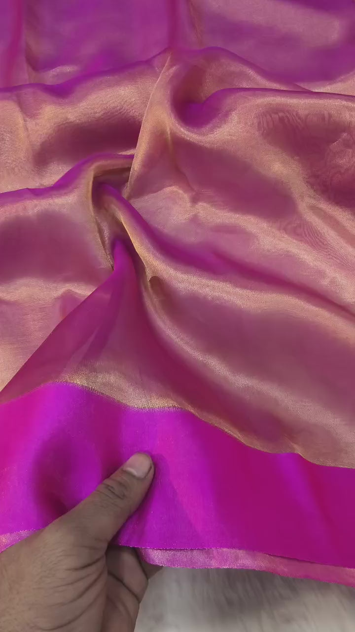 Tamra - Pure Gold Tissue Saree