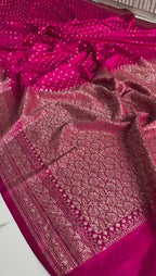 Shree-Pure Khaddi Crepe Chiffon Saree