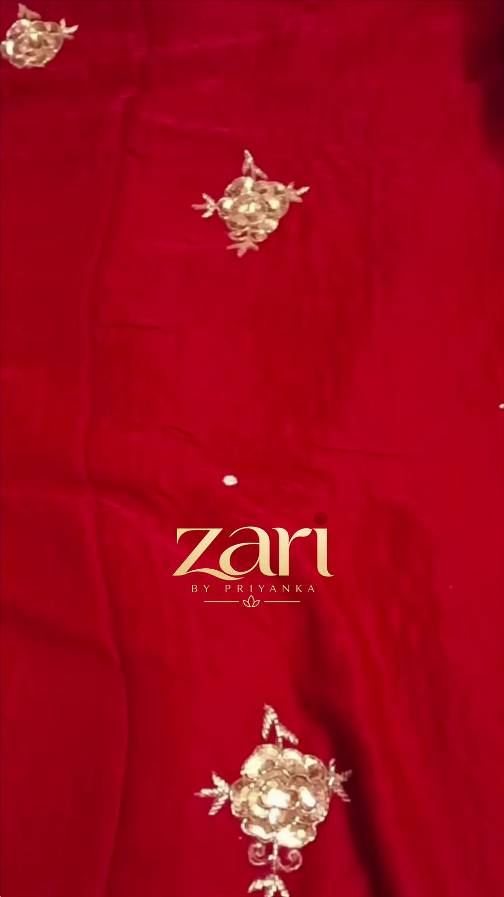 Marina | Handcrafted Ajrakh Couture Saree [Ready to dispatch]
