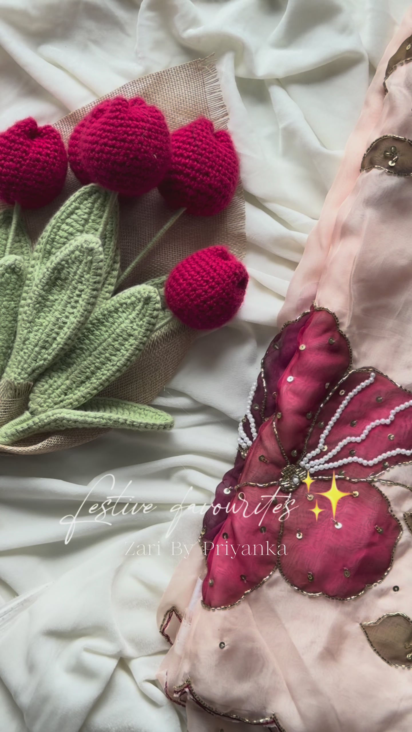 Ruhi - Designer Saree with sequins work