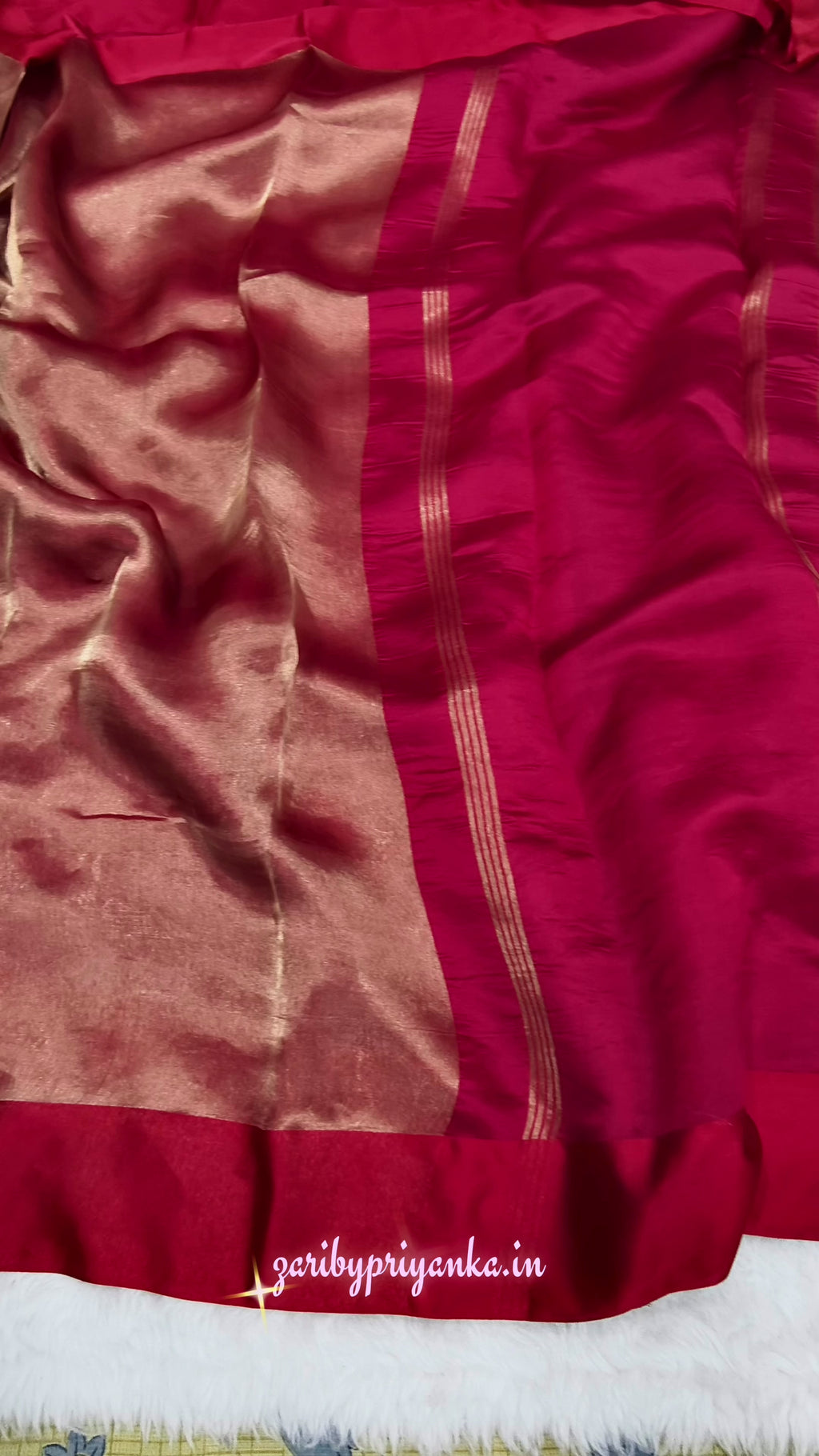 Tamra - Pure Gold Tissue Saree